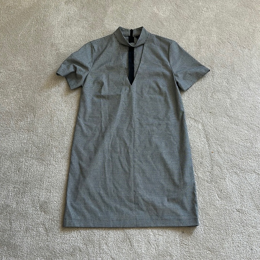 Zara mini dress with choker neck